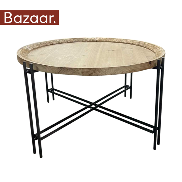 ΤΡΑΠΕΖΑΚΙ ΣΑΛΟΝΙΟΥ Φ80.5cm x 46cm