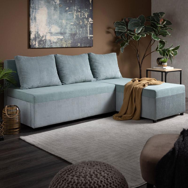 ΚΑΝΑΠΕΣ ΓΩΝΙΑΚΟΣ LUELLA 202cm x 152cm